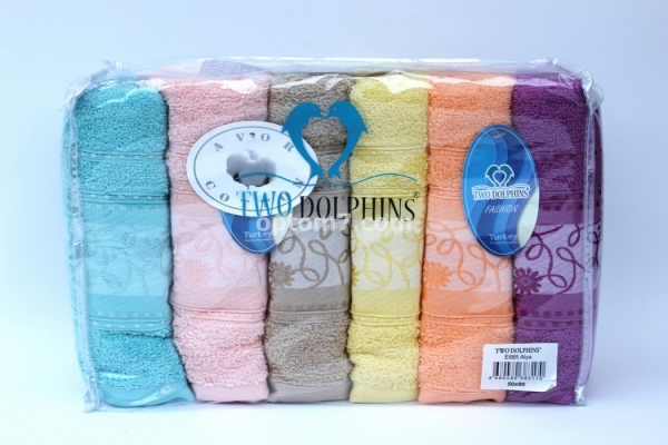 Полотенце махровое 50х90 "Two Dolphins" Alya